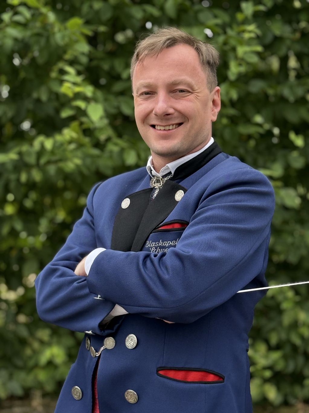 Dirigent der Blaskapelle Schwege